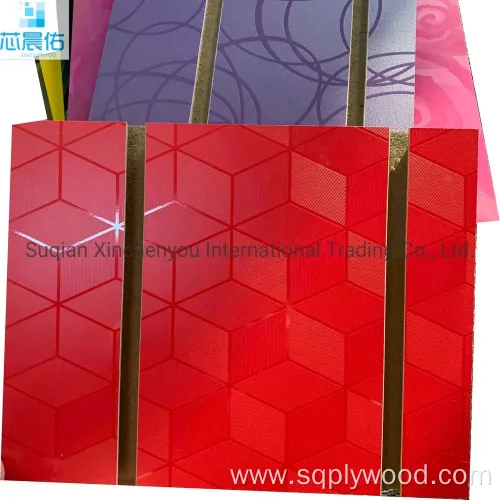 China Factory Produce 7-11 Grooves Melamine Faced MDF/Slot MDF